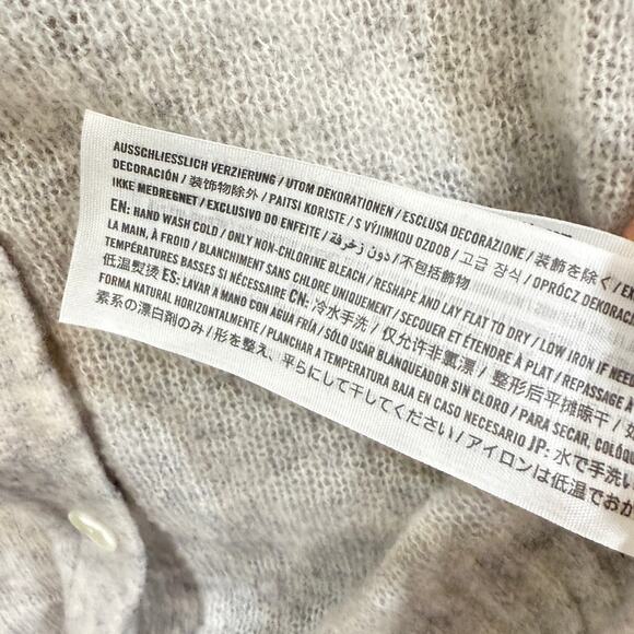 ABERCROMBIE & FITCH Merino Wool Blend Tank & Cardigan Set Size L Heather Grey - Picture 9 of 13